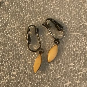 1930’s Vintage Silver and Enamel Earrings